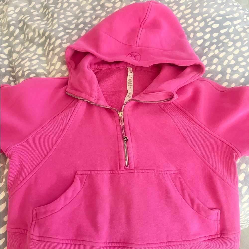 Lululemon Sonic Pink Half-Zip Hoodie - Picture 2 of 5